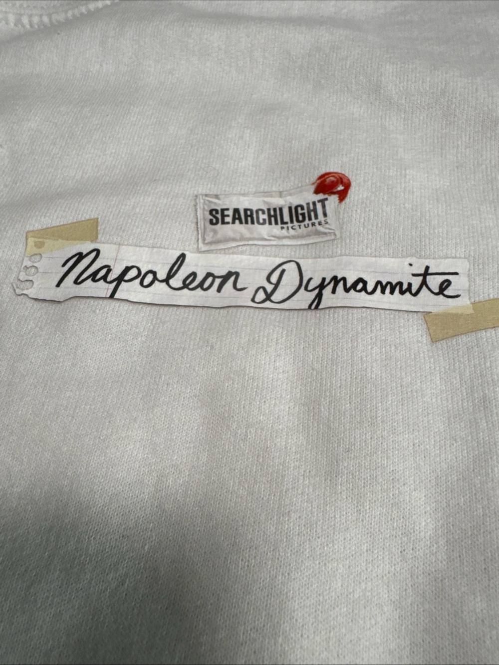 Napoleon dynamite 20 year anniversary mens white graphic print sweatshirt sz M - Picture 2 of 10